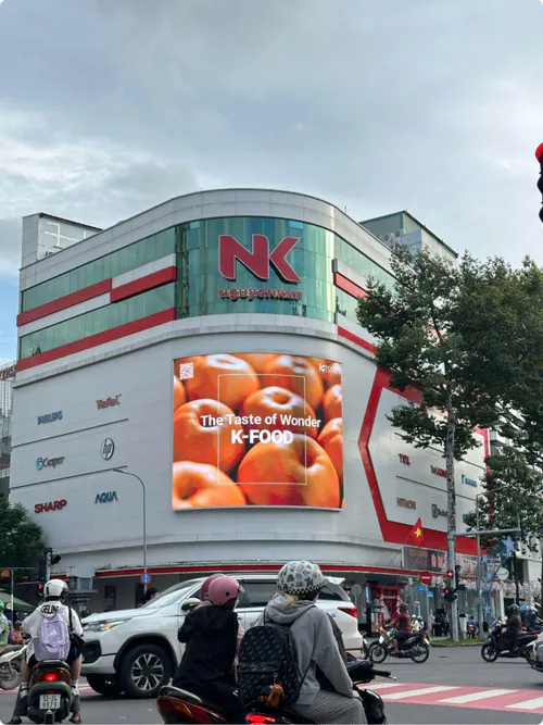 K-Food outdoor advertising campaign in Ho Chi Minh City, Vietnam